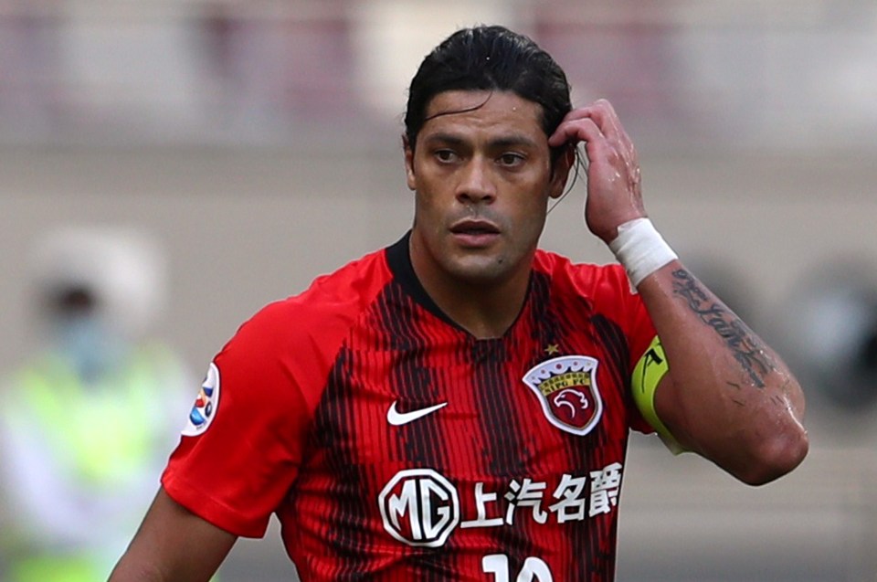 Brazil striker Hulk is available on a free having departed Shanghai SIPG