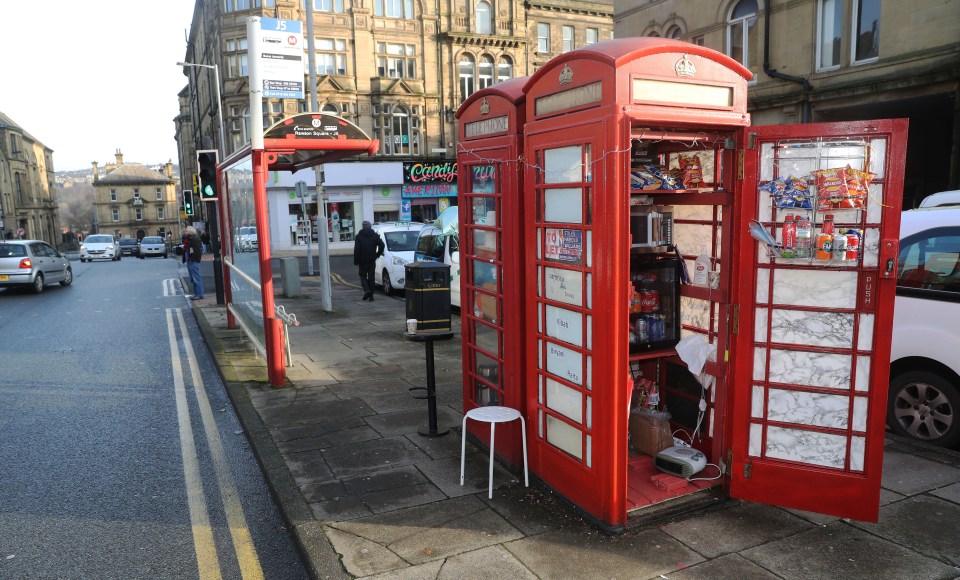 Nizam and business partner Fazale Rabi, 41, have taken out a three-year lease on the phone boxes