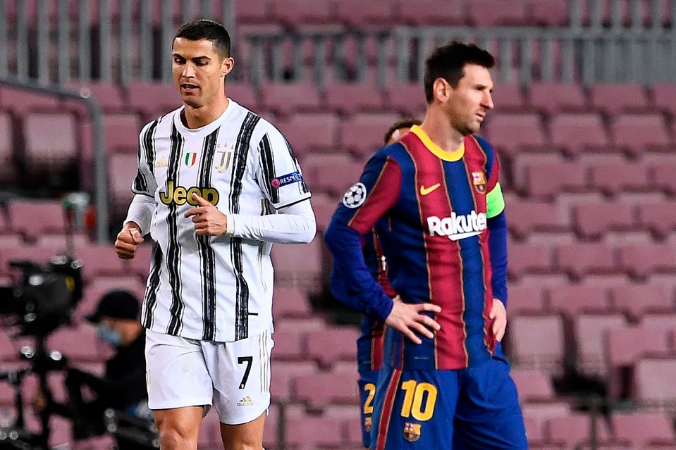 The Juve star got the better of his fellow great Lionel Messi on Tuesday night