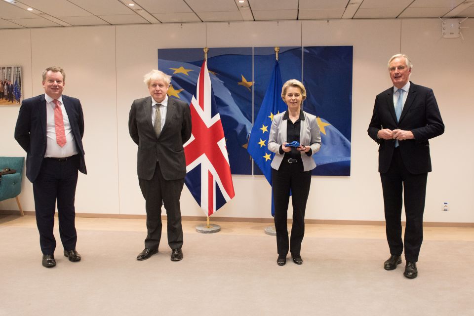 The two chief negotiators had dinner with the PM and Ursula Von Der Leyen 