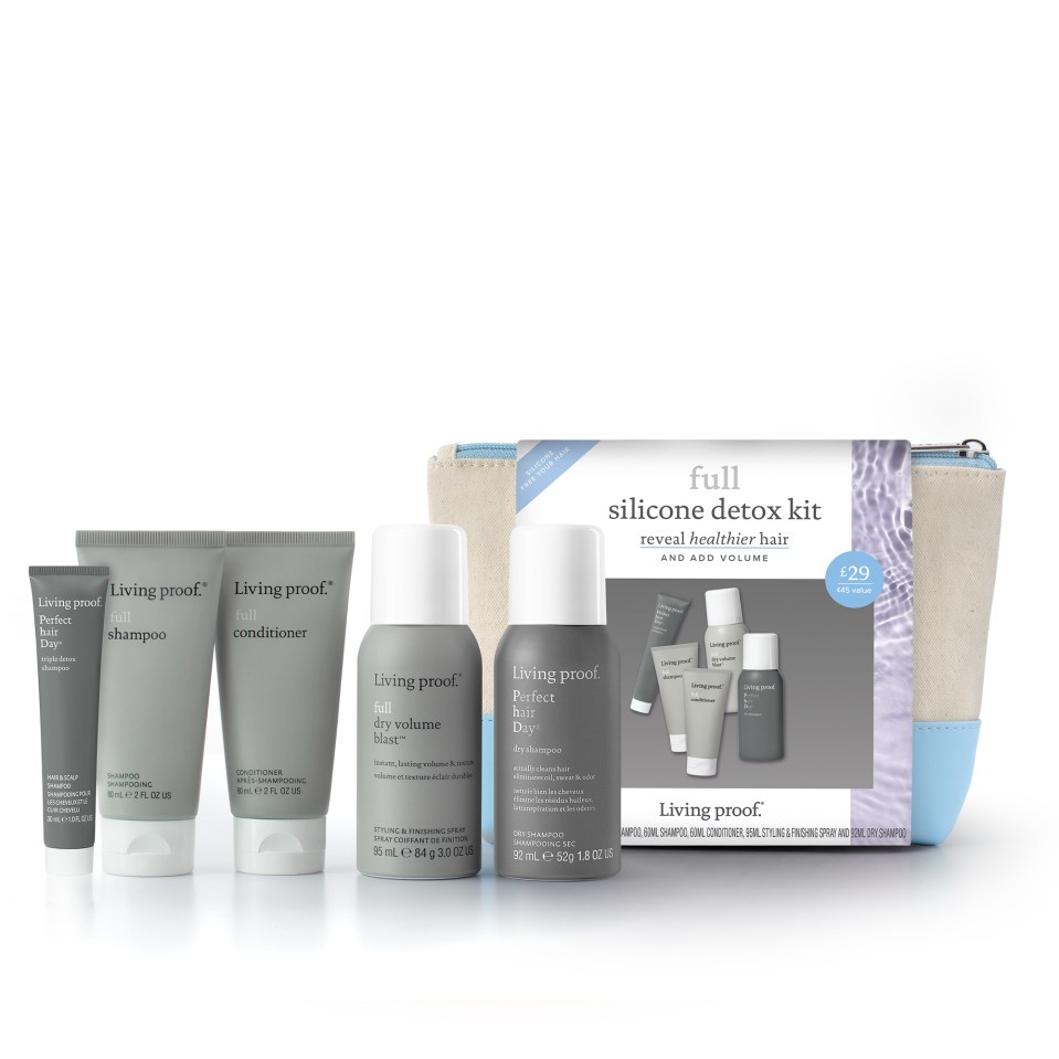 Living Proof's Full Silicone Detox Kit is budget friendly at £29