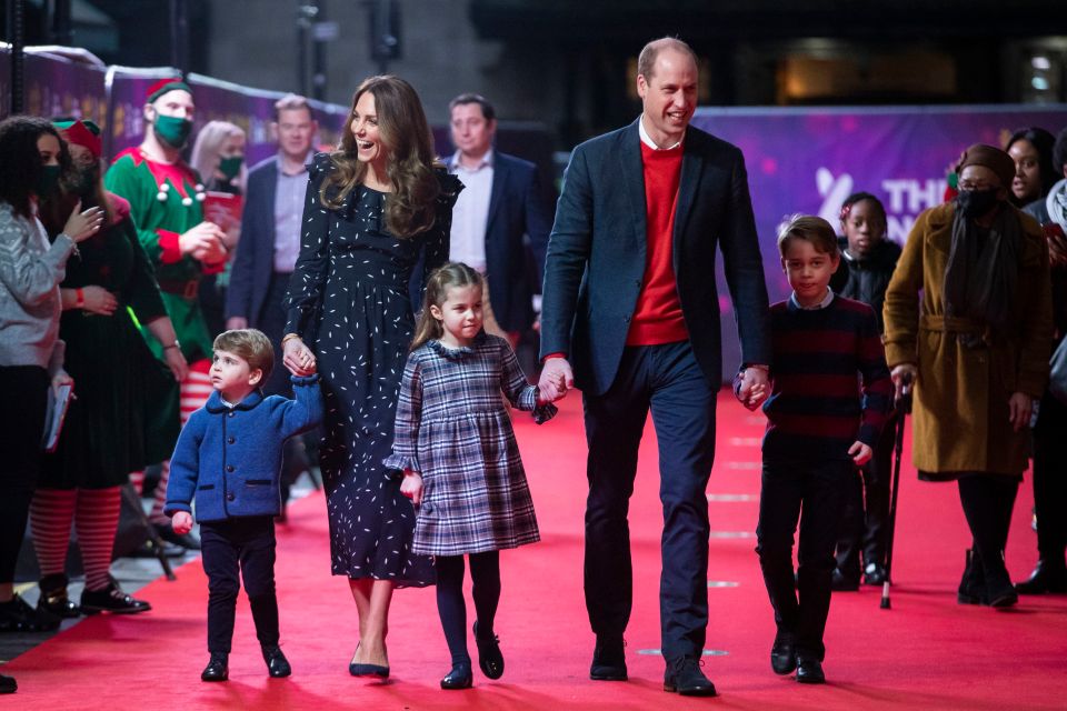 Kate and Prince William took their three kids to see the pantomime at the London Palladium last week