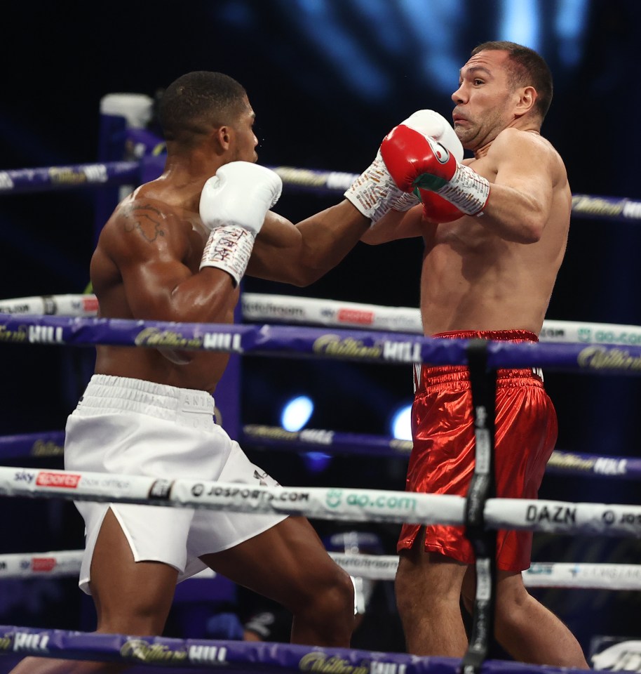 Anthony Joshua smashed Kubrat Pulev to defend his world titles