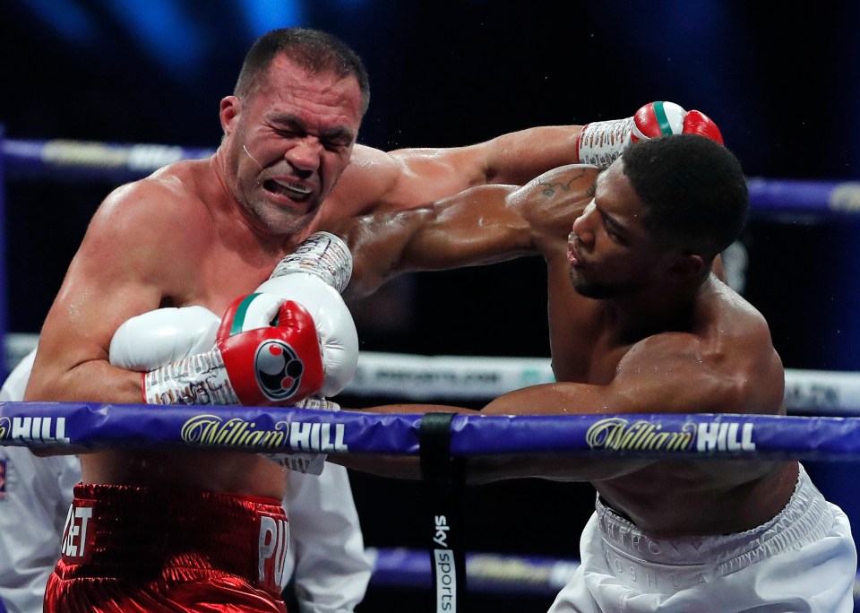 Joshua got his man out of there in the ninth round