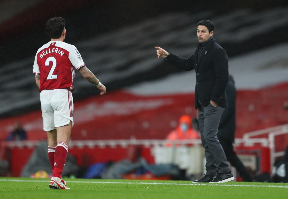 Hector Bellerin was one of those who had a night to forget