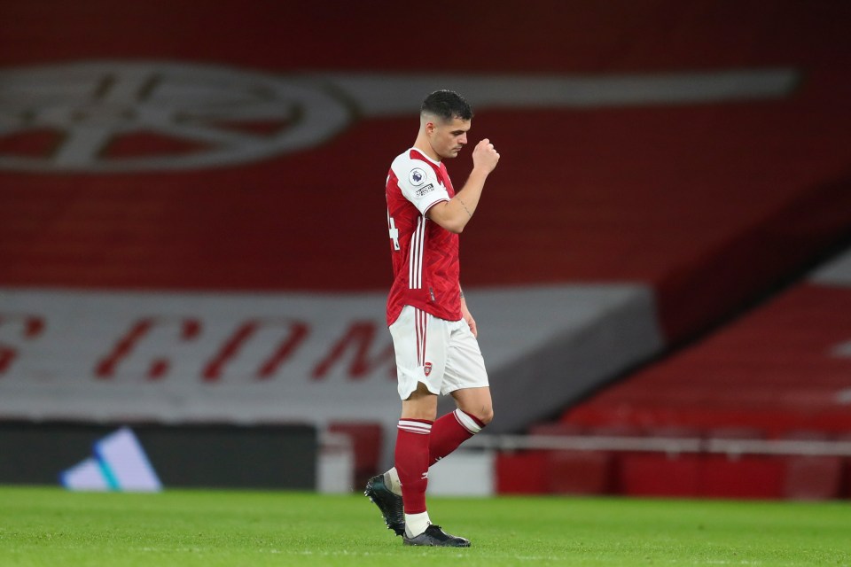 Surely there is no way back at Arsenal for Granit Xhaka 