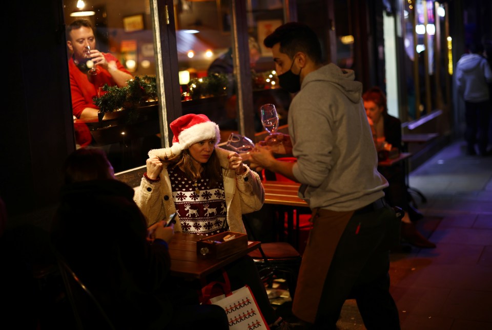 Some appeared to be making the most of last-minute festive celebrations