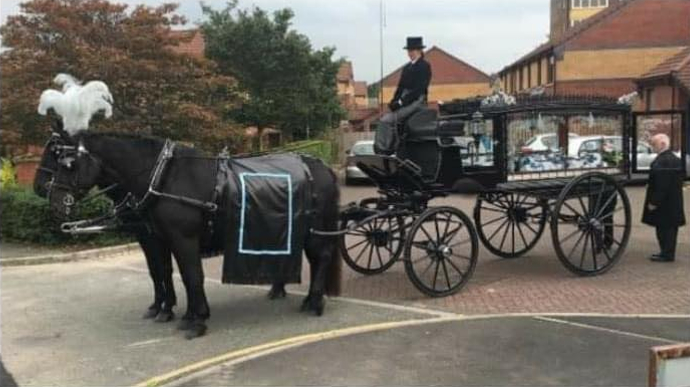 The funeral for Caleb, Sara and Reece’s son who was stillborn