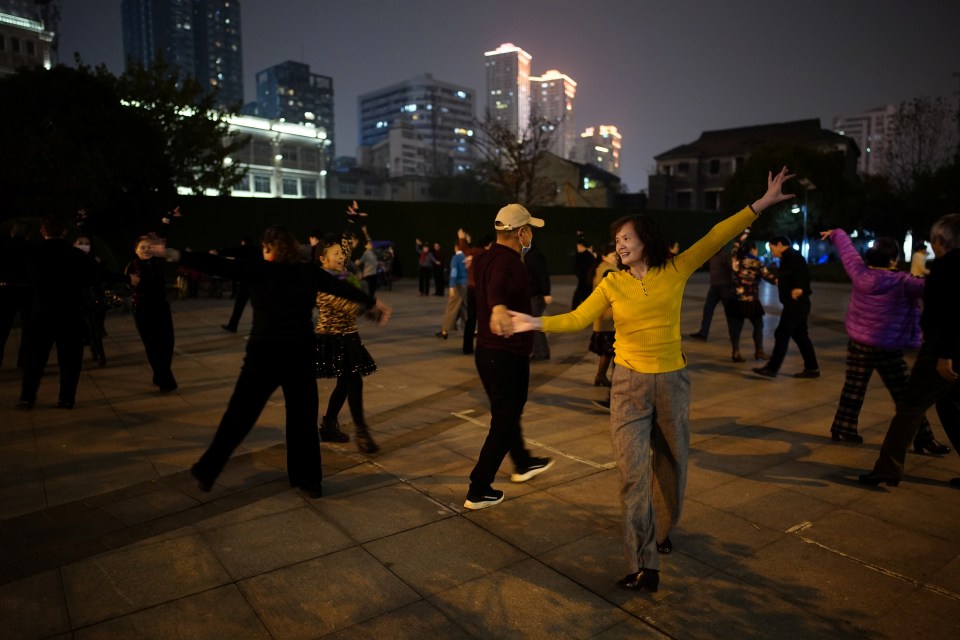 The streets of Wuhan were packed with drinkers