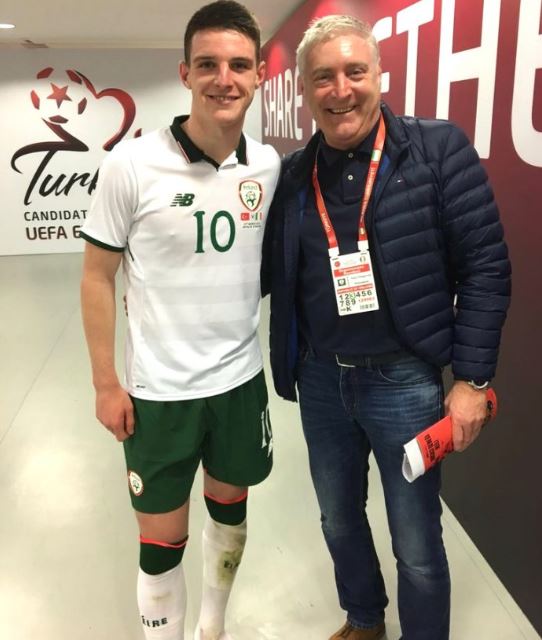 Declan Rice has made his Chelsea season ticket holder dad Sean his agent