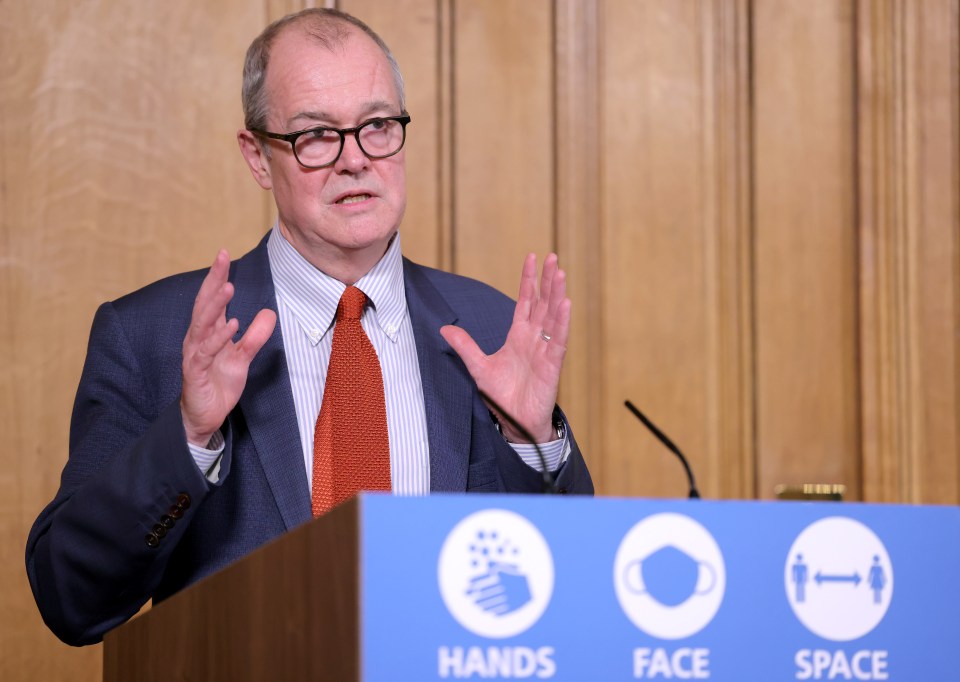 Chief Scientific Adviser Patrick Vallance warned more places may need to be bumped up into Tier 4