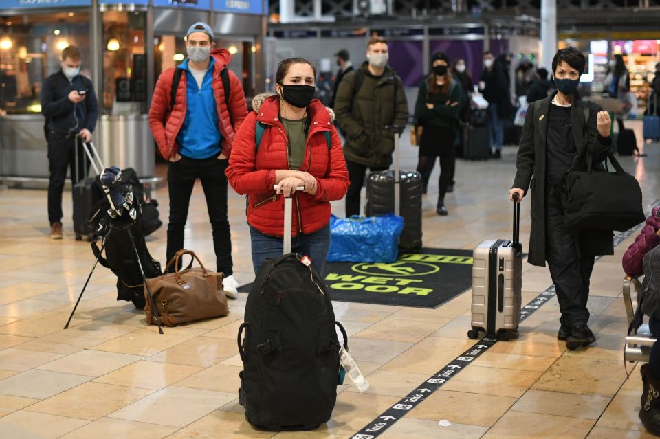 Passengers waiting to leave London Paddington station last night