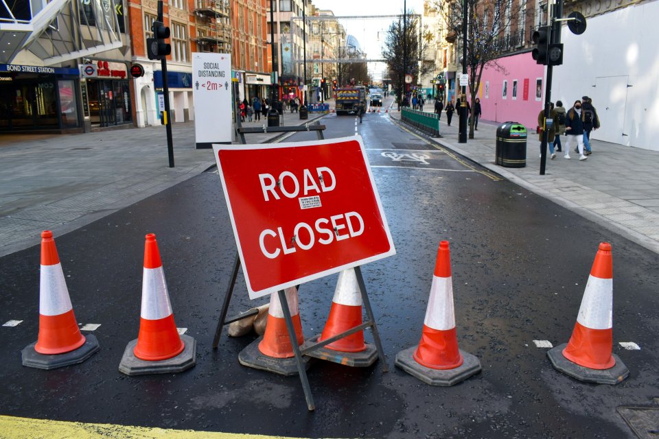 The West End has also been closed during the Tier 4 restrictions