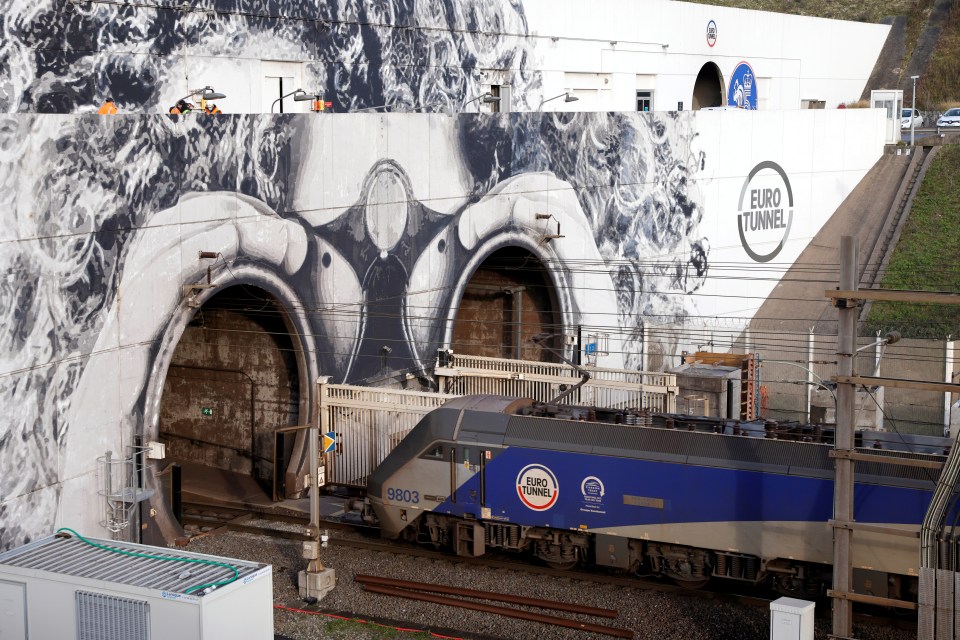 A man, 31, was seen disappearing into the mouth of the 31-mile tunnel near Folkestone, Kent, a week ago.