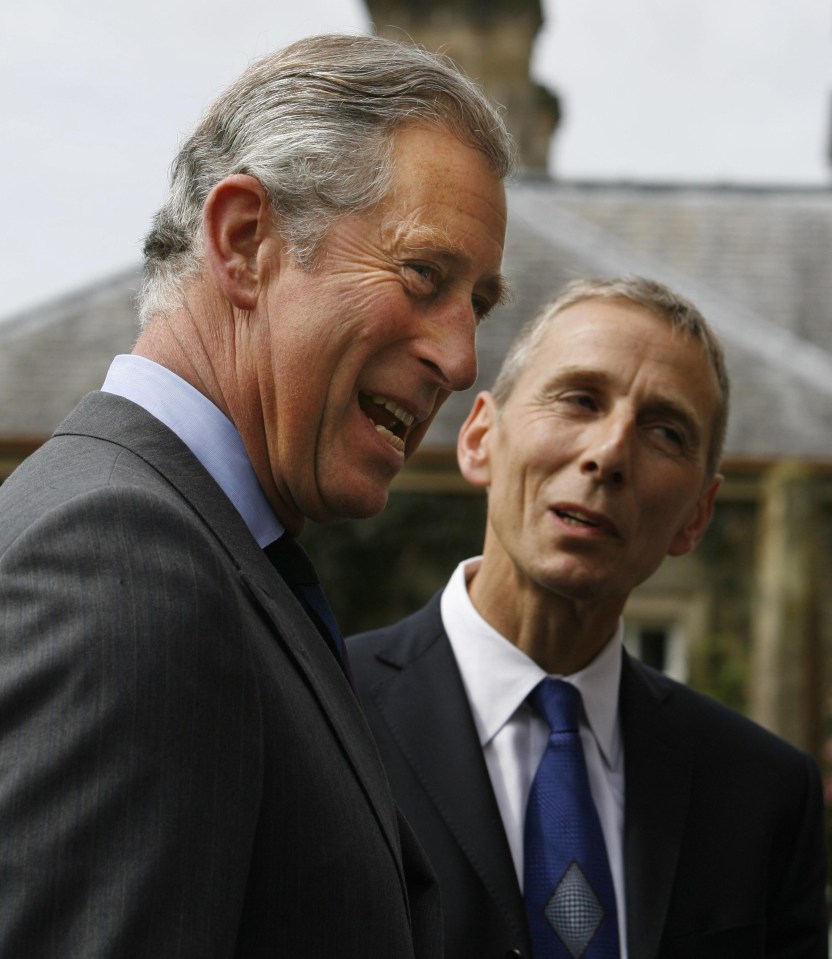 The Marquess met the Prince of Wales on a visit to another of his homes, the 18th century Dumfries House in Ayrshire