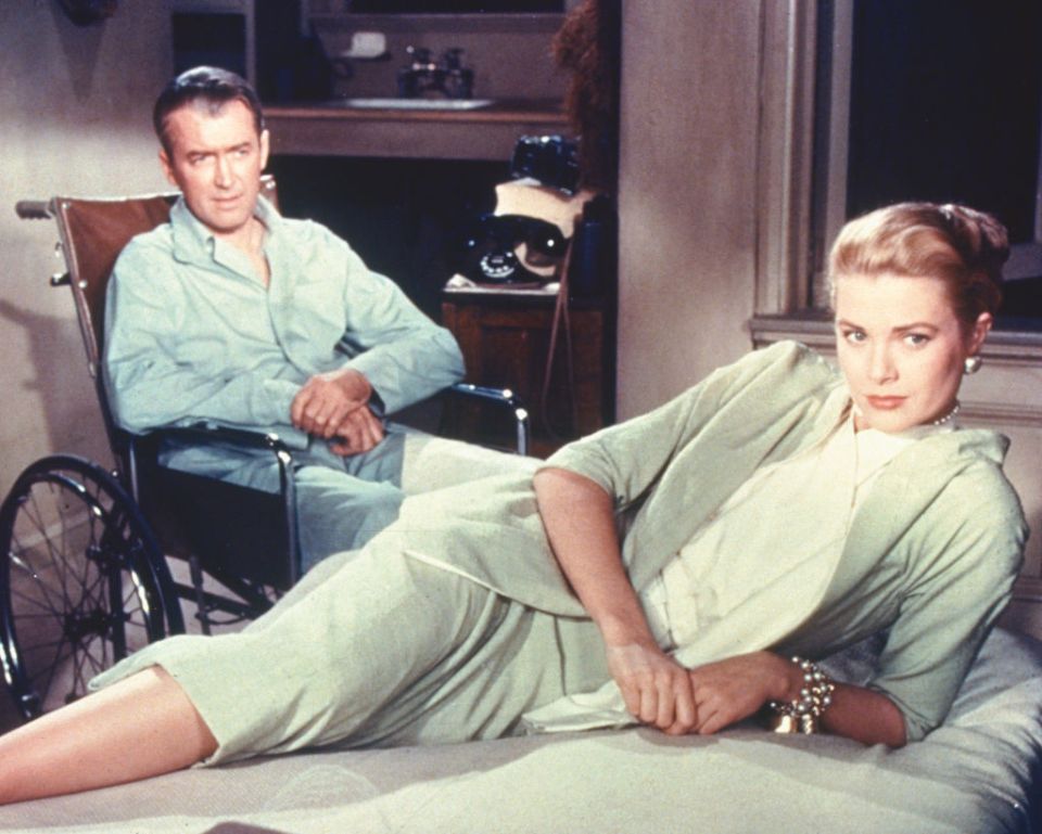 Grace Kelly played James Stewart's girlfriend in Rear Window