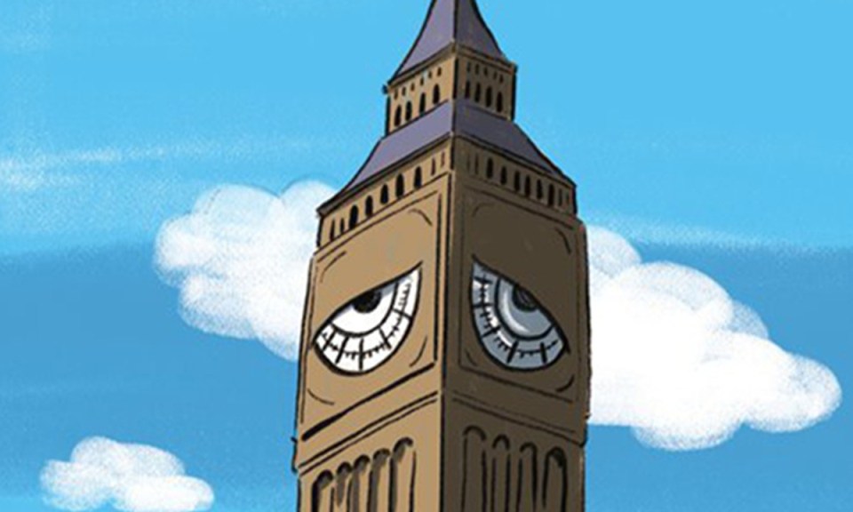 It also published a mocking image showing a sickly Big Ben