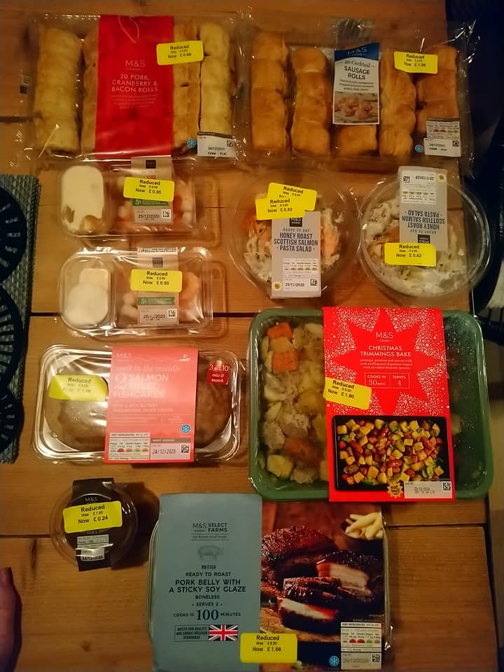 A woman shopped big at M&S with this massive haul which should have been £178.06