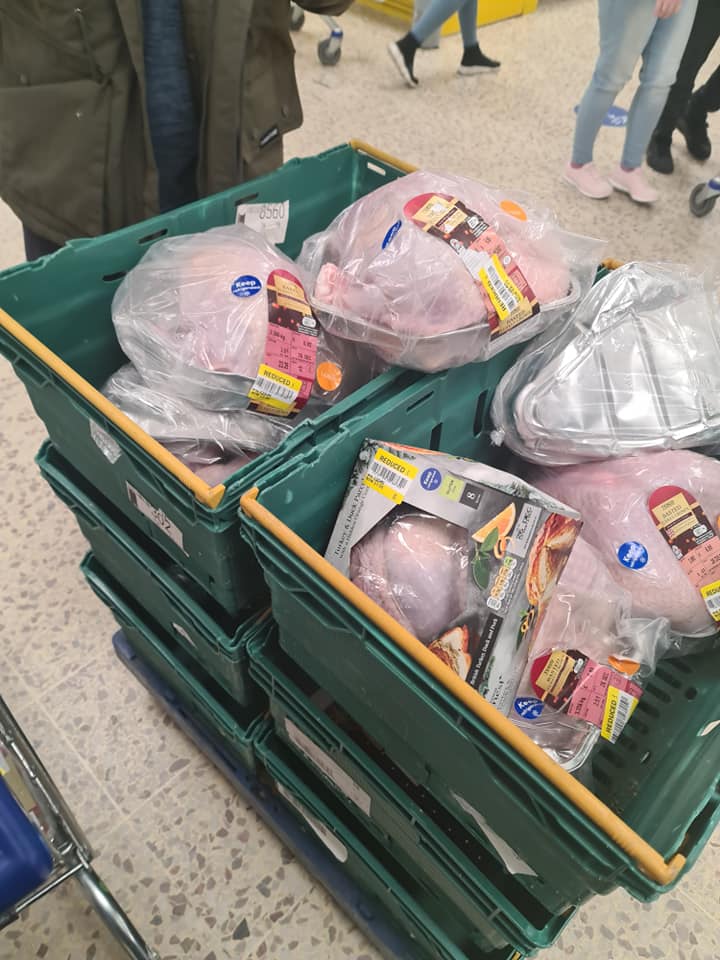 Tesco was selling £25 turkeys for just £6