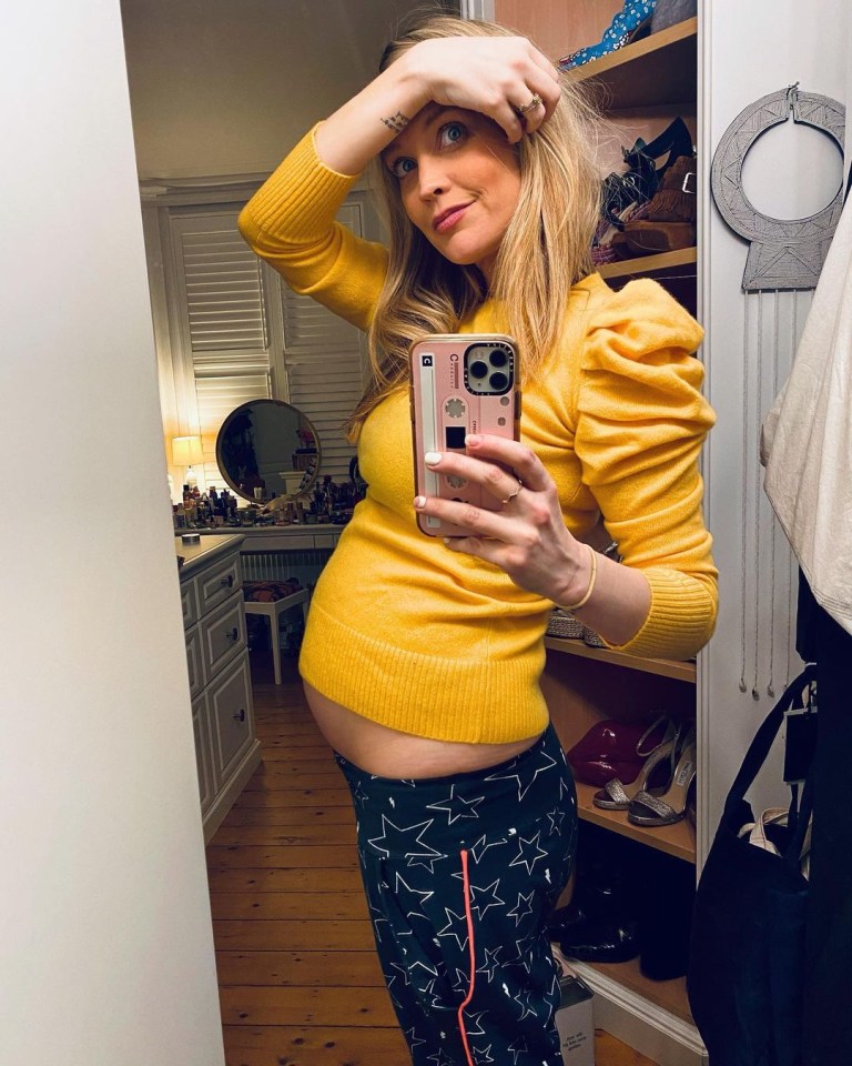 She has been keeping fans updated on her pregnancy via Instagram