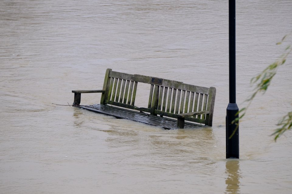 Dramatic scenes this morning show the damage caused by the floods