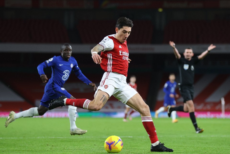 The Gunners may be forced into a fight with Barcelona over Hector Bellerin 