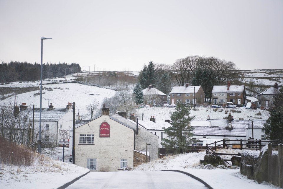 Millions of Brits have been warned of snow and ice in their area on Monday