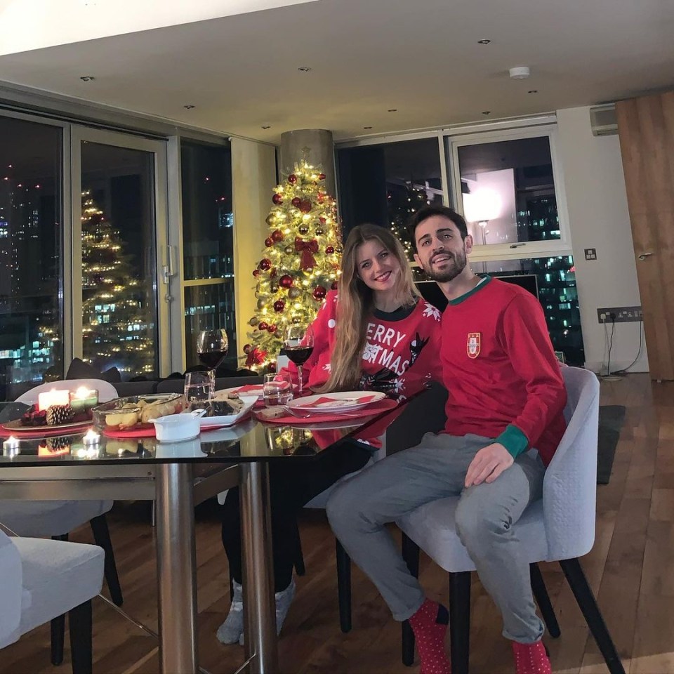 The couple spent Christmas together