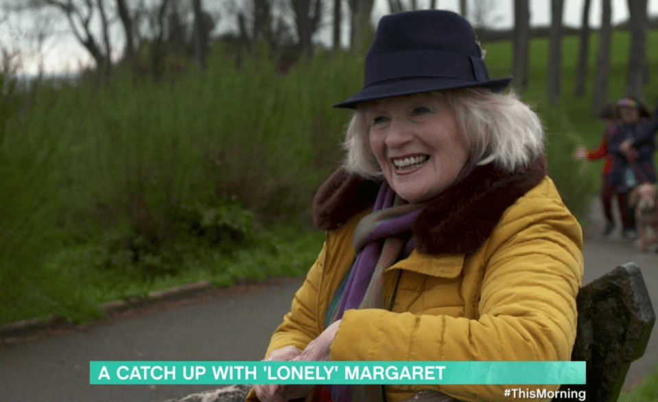 This Morning arranged for lonely pensioner Margaret to go on a socially distanced walk