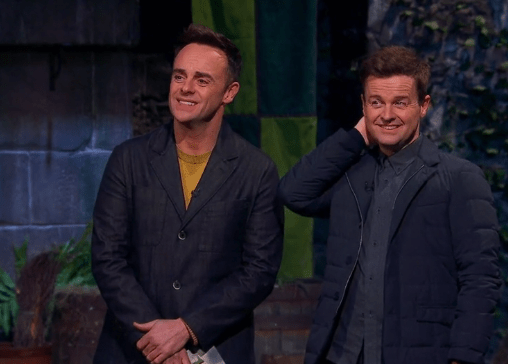 Ant and Dec have a little bicker while they watch