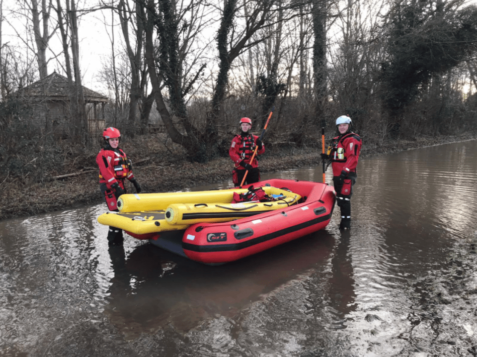 Firefighters in Bedfordshire have been hailed as 'heroes' 