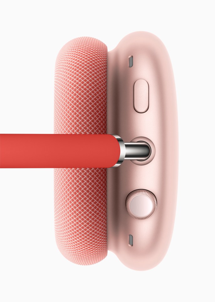 AirPods Max are available in five different colours, including pink