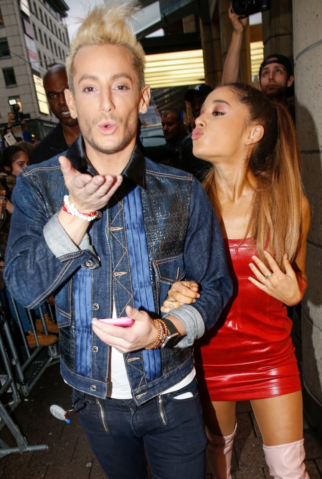 Big Brother UK contestant Frankie Grande has a rectangular face and soft features just like the singer's new beau