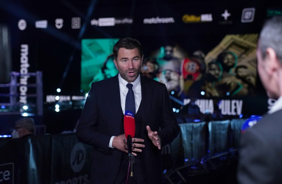 Eddie Hearn says negotiations over Anthony Joshua vs Tyson Fury will begin on Monday