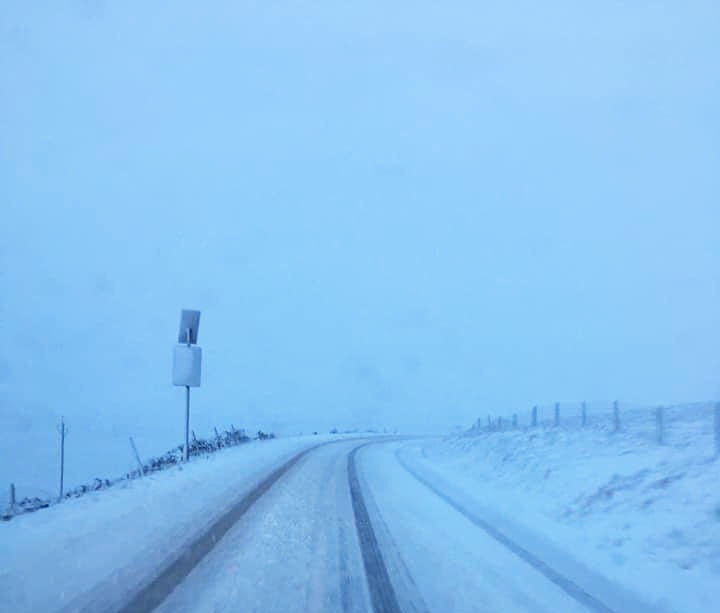 Snowy conditions in Cumbria