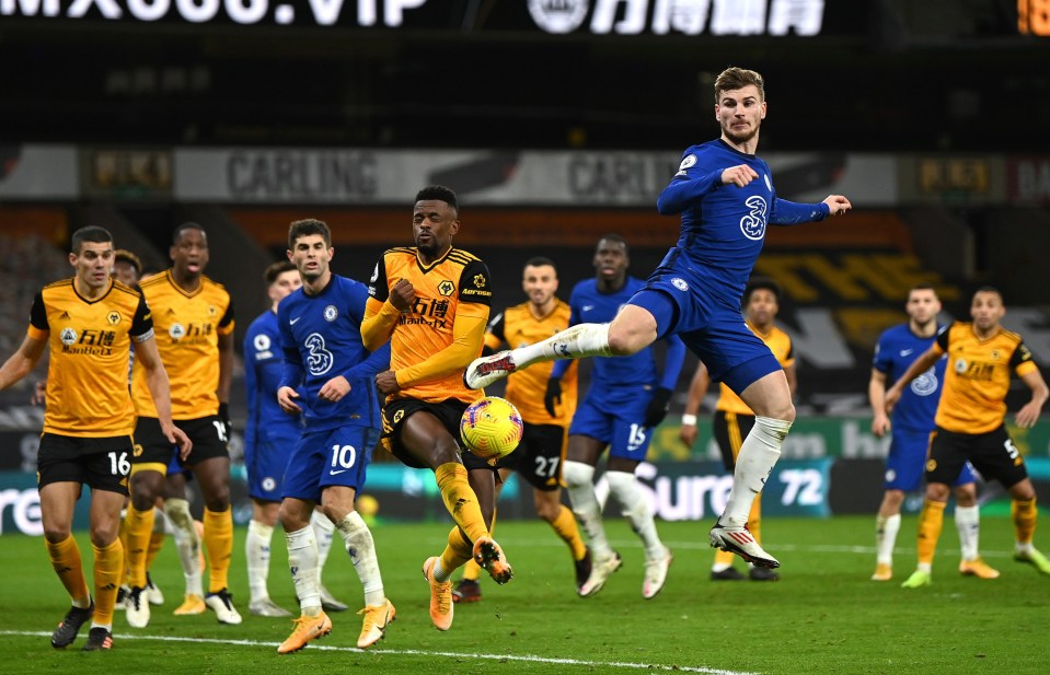 Chelsea really needed Timo Werner at his best for the Wolves game