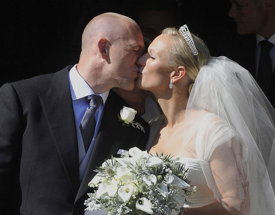 Zara and Mike tied the knot in 2010