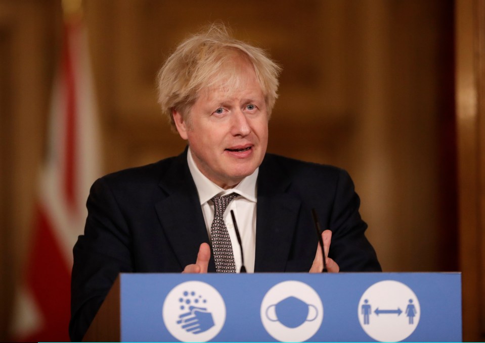 Boris Johnson has warned Brits not to party with pals on New Year’s Eve