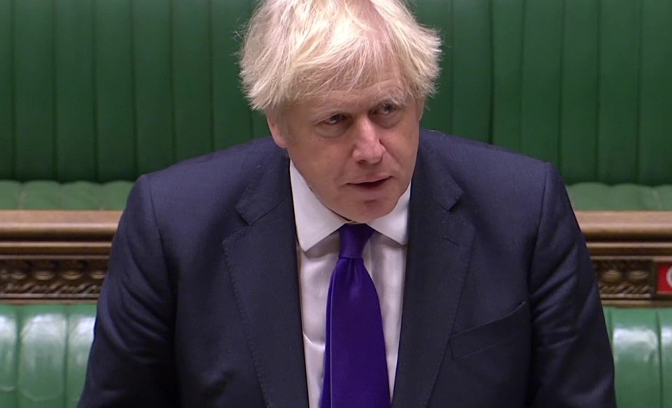 Boris Johnson hailed the vaccine development today - but warned it 'wasn't the end of the struggle'