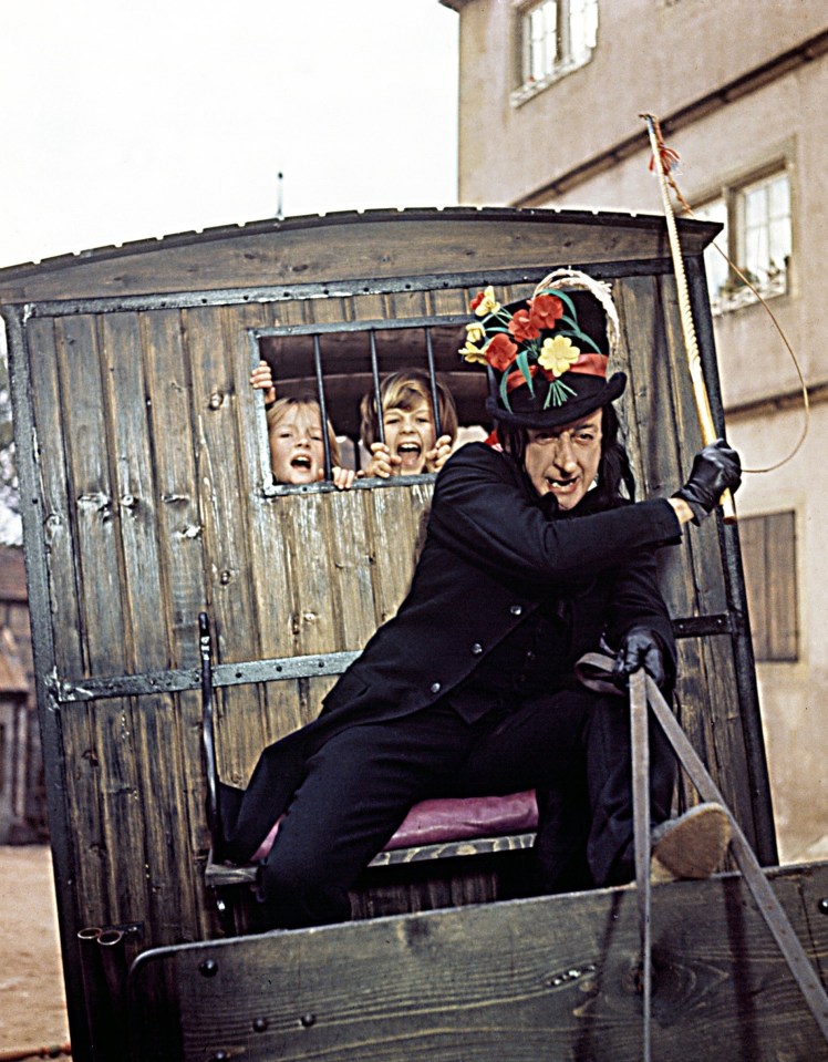 The Child Catcher is played by Robert Helpmann