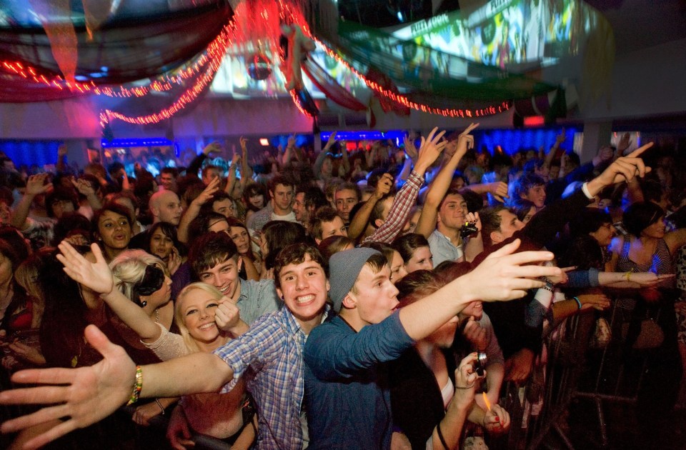 Revellers dance at an Oceana club. 1,500 jobs across Deltic's business hang in the balance 