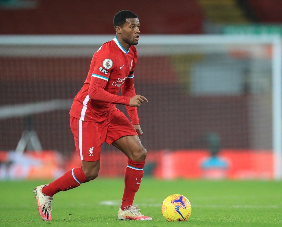 Georginio Wijnaldum's Liverpool contract is due to expire at the end of the season