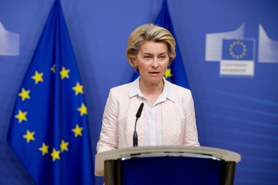 Ursula von der Leyen said conditions for a deal are 'not there'