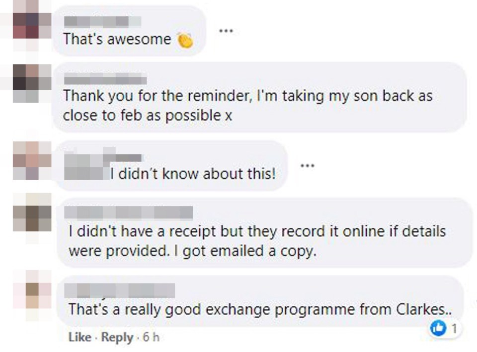 More than 4,000 mums liked the post as they remembered to dig out their receipts 