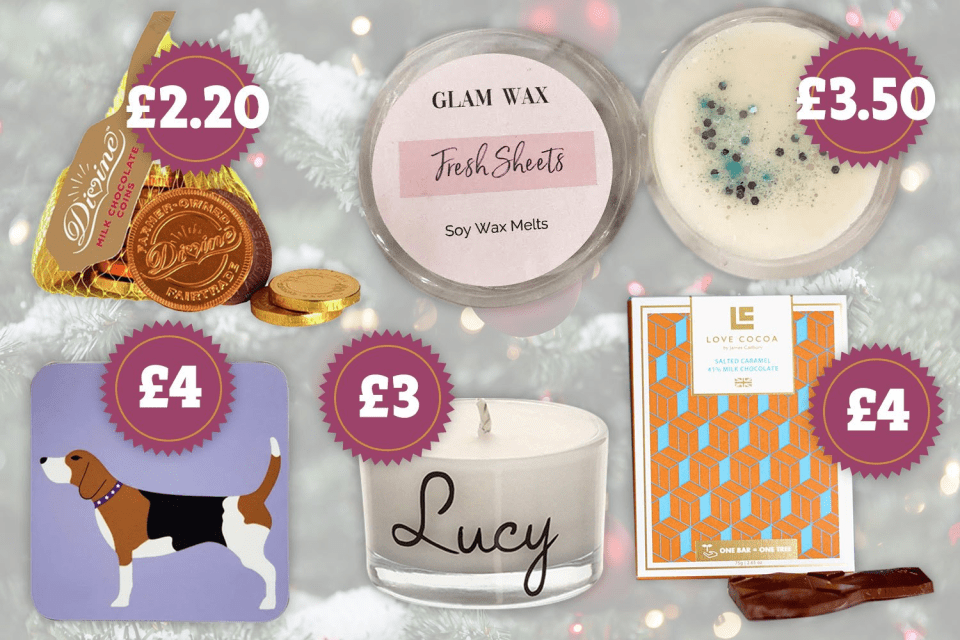 The Sun has rounded up the best stocking fillers from small businesses, costing less than £5 each 