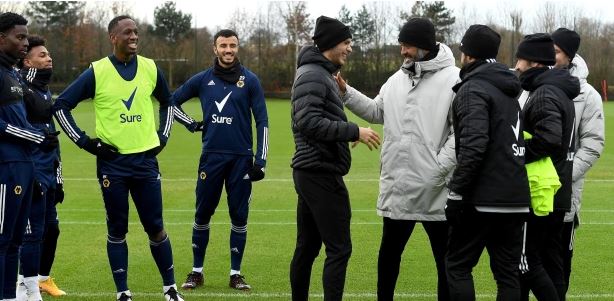 Raul Jimenez’s value as a Wolves team-mate on and off the field was clear to see when he turned up to watch them training earlier this month