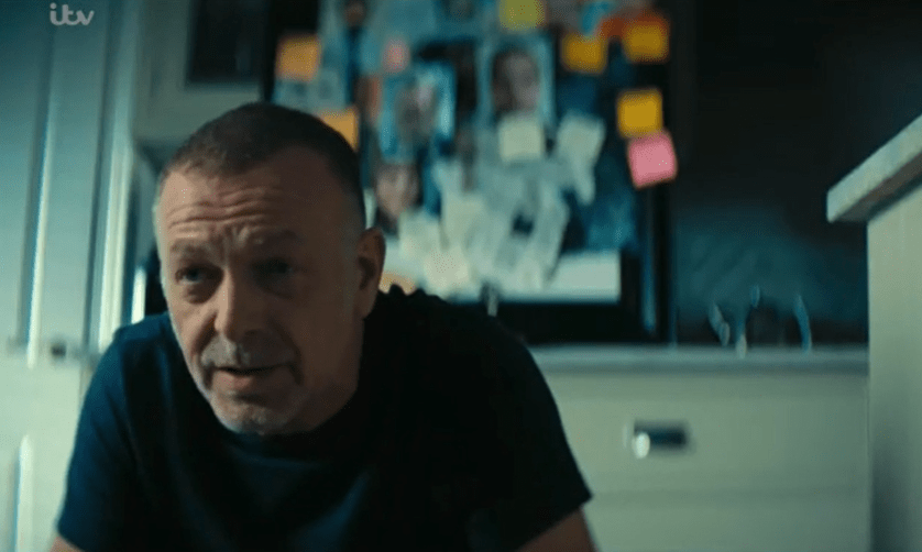 Hugo Speer returns as her handler, Frank Young 