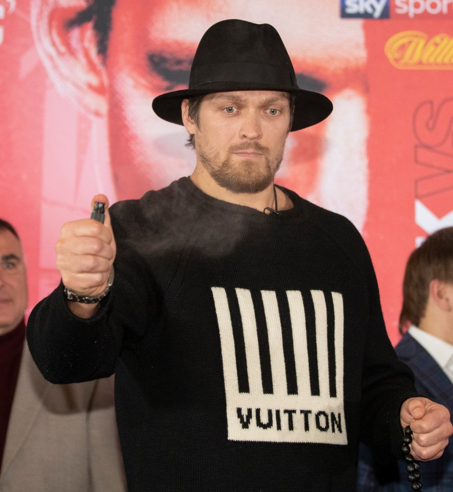 Oleksandr Usyk is out of contract with Eddie Hearn's Matchroom