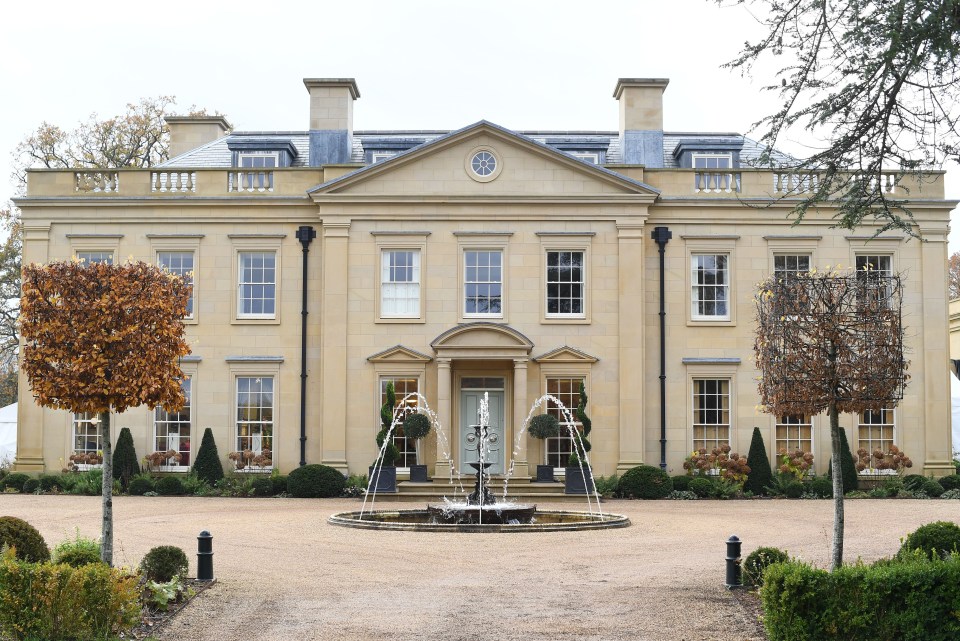 They're filming at a £30million mansion on an estate in Surrey