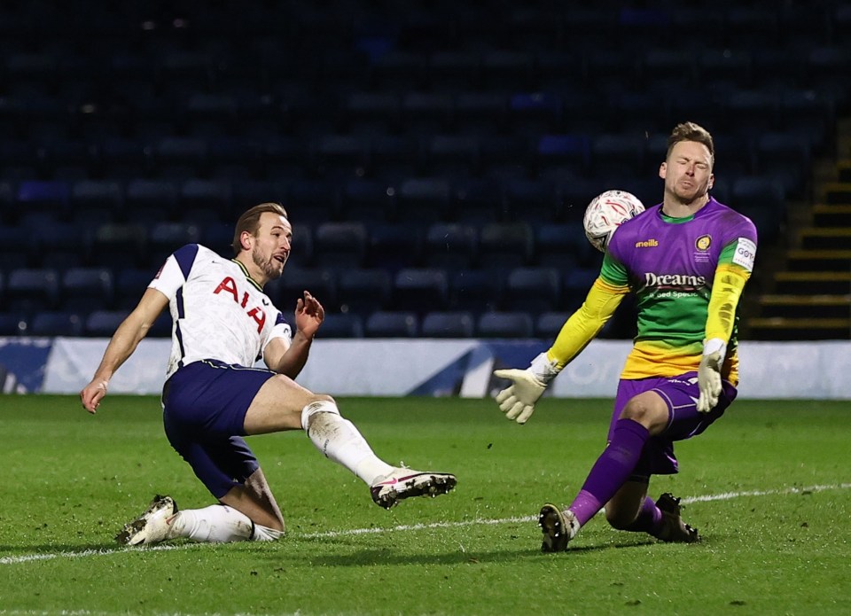 Harry Kane was called into action from the bench as Tottenham searched for a winner